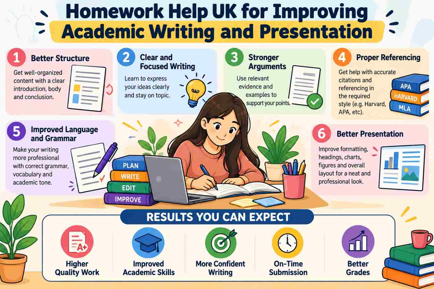 Homework Help UK for Improving Academic Writing and Presentation