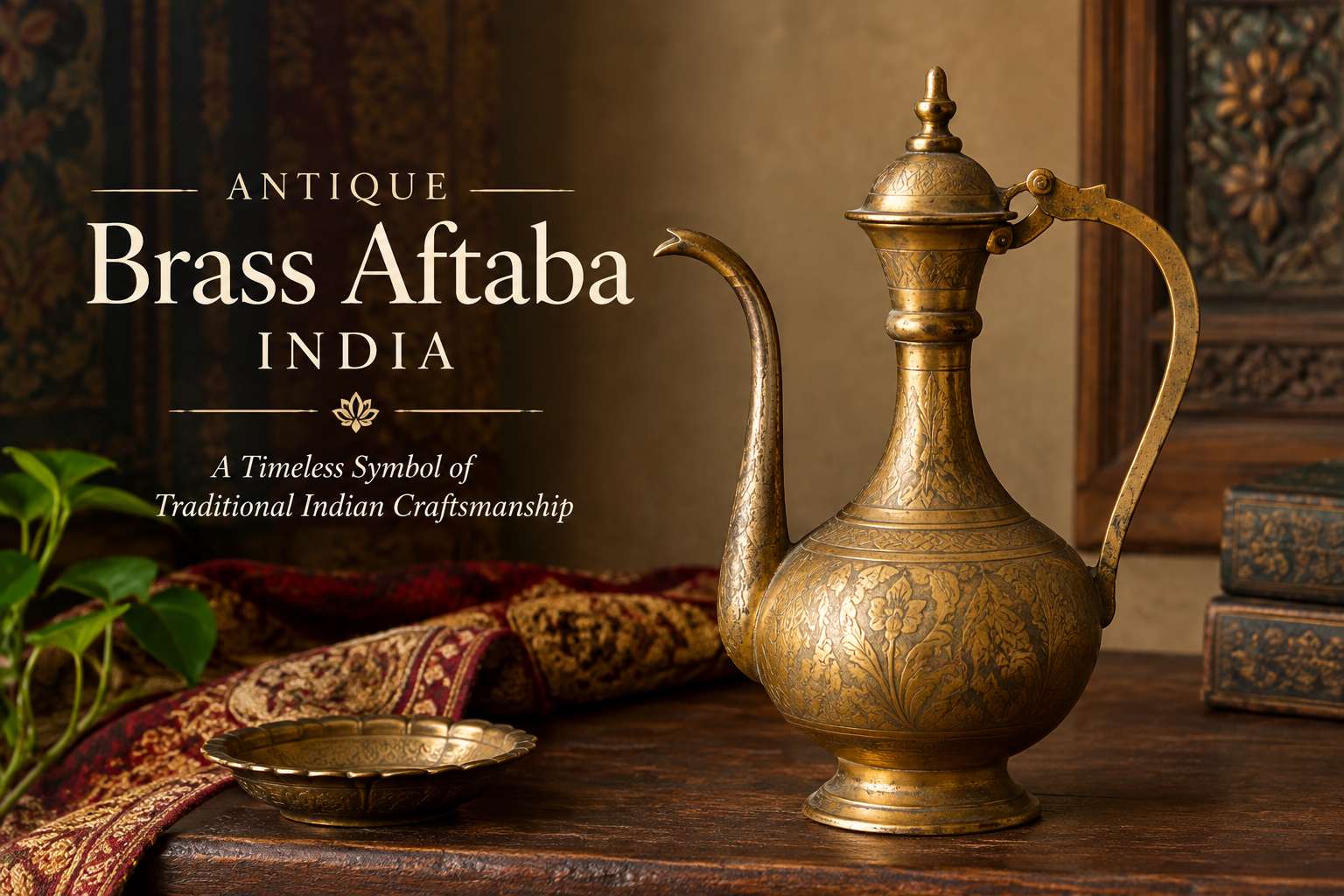 Antique Brass Aftaba India: A Timeless Symbol of Traditional Indian Craftsmanship