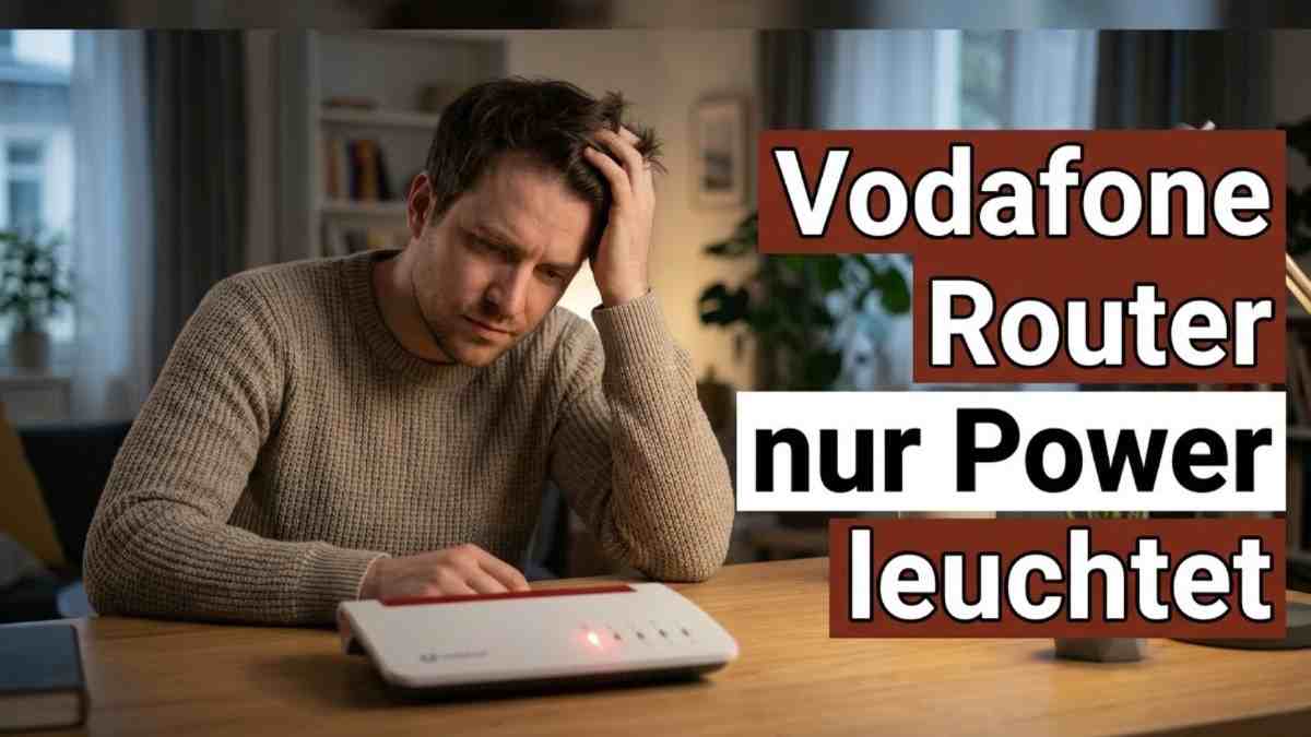 Vodafone Router nur Power leuchtet – Ursachen und Lösungen