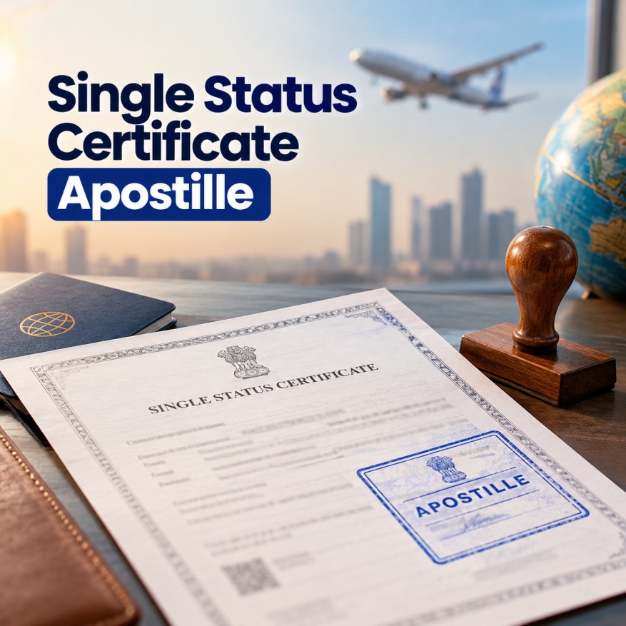 How to Get a Single Status Certificate Apostilled in India