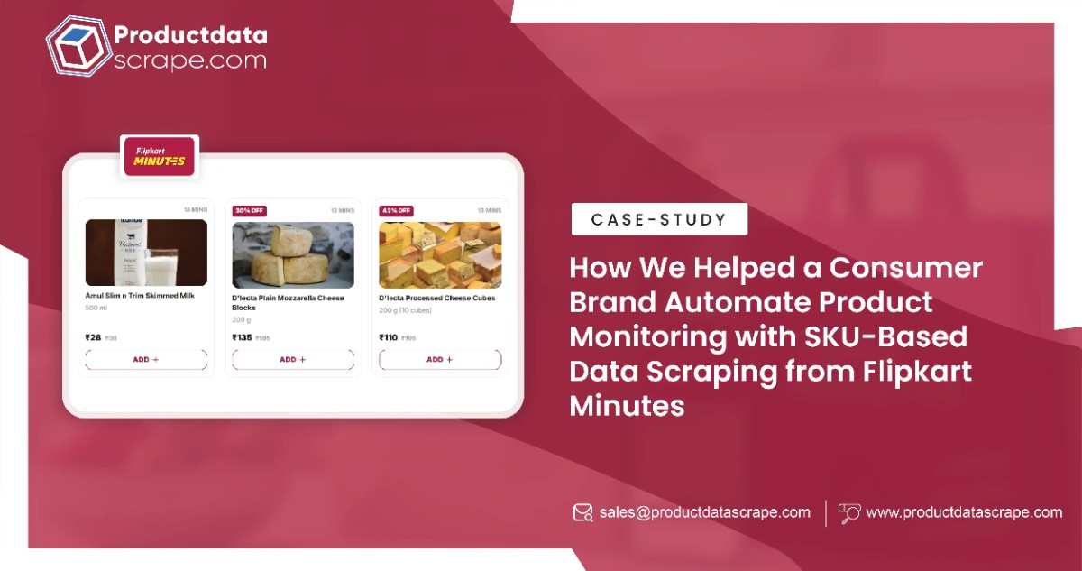 Flipkart Minutes SKU-based Data Scraping