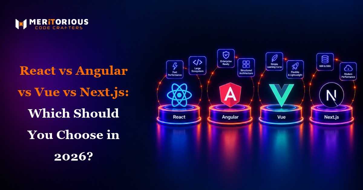 React vs Angular vs Vue vs Next.js: How to Choose the Right Framework