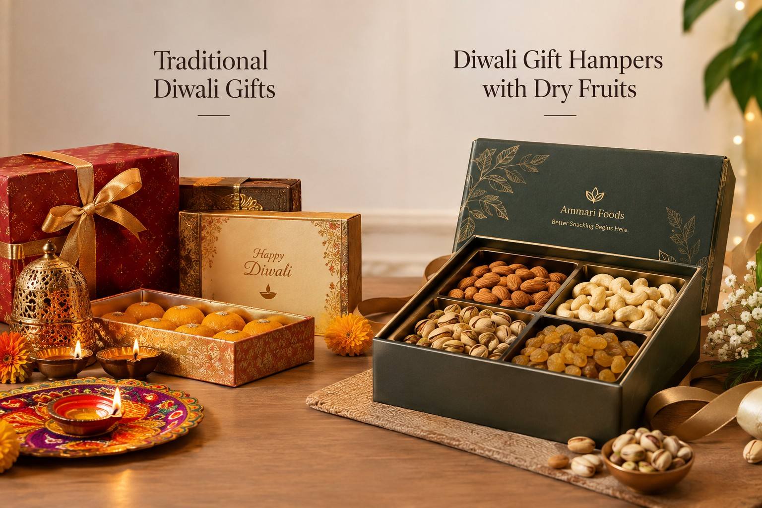 Dry Fruit Hampers vs Traditional Diwali Gifts: What Should Businesses Choose?