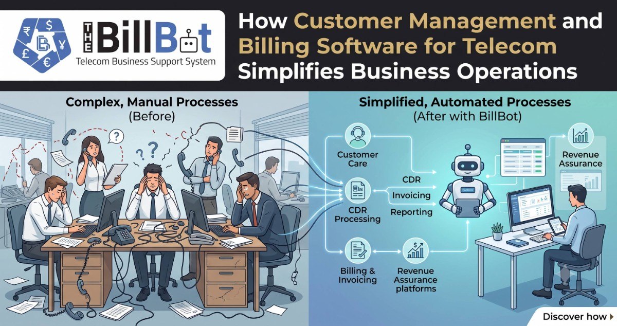How Customer Management and Billing Software for Telecom Simplifies Business Operations