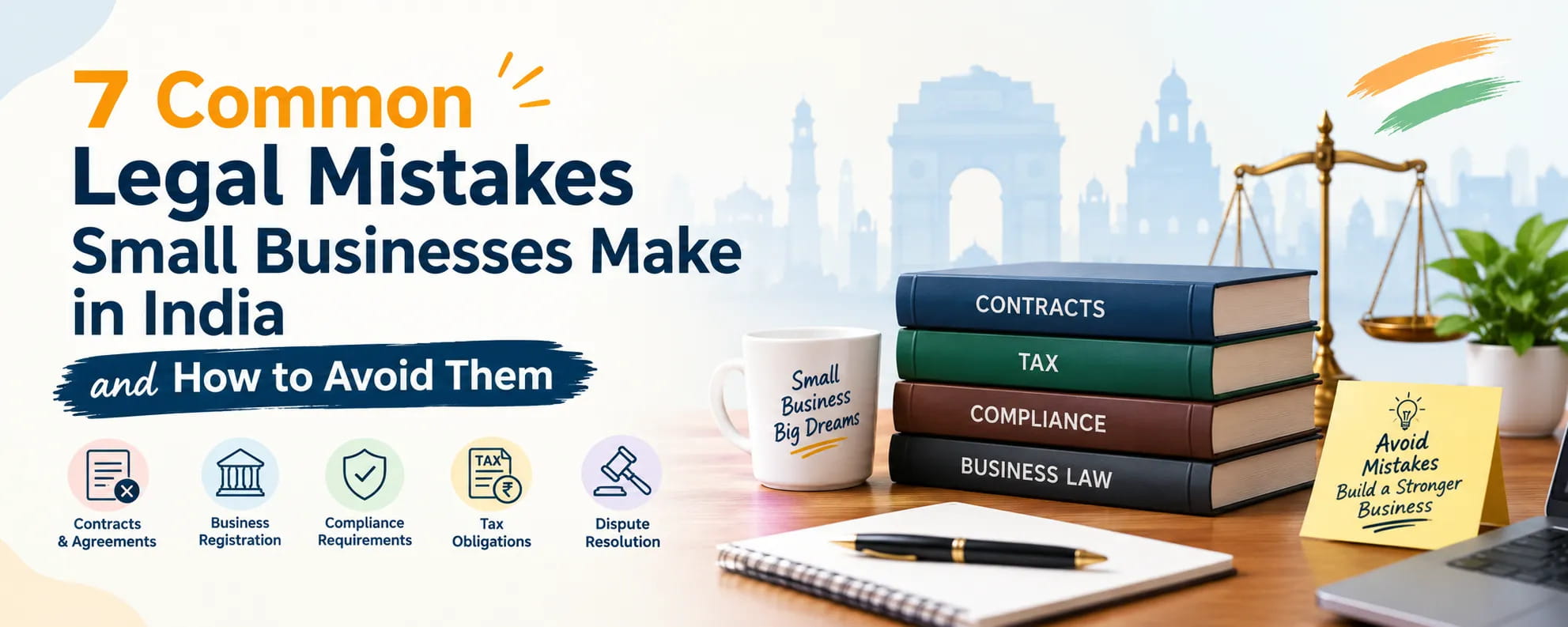 7 Common Legal Mistakes Small Businesses Make in India and How to Avoid Them