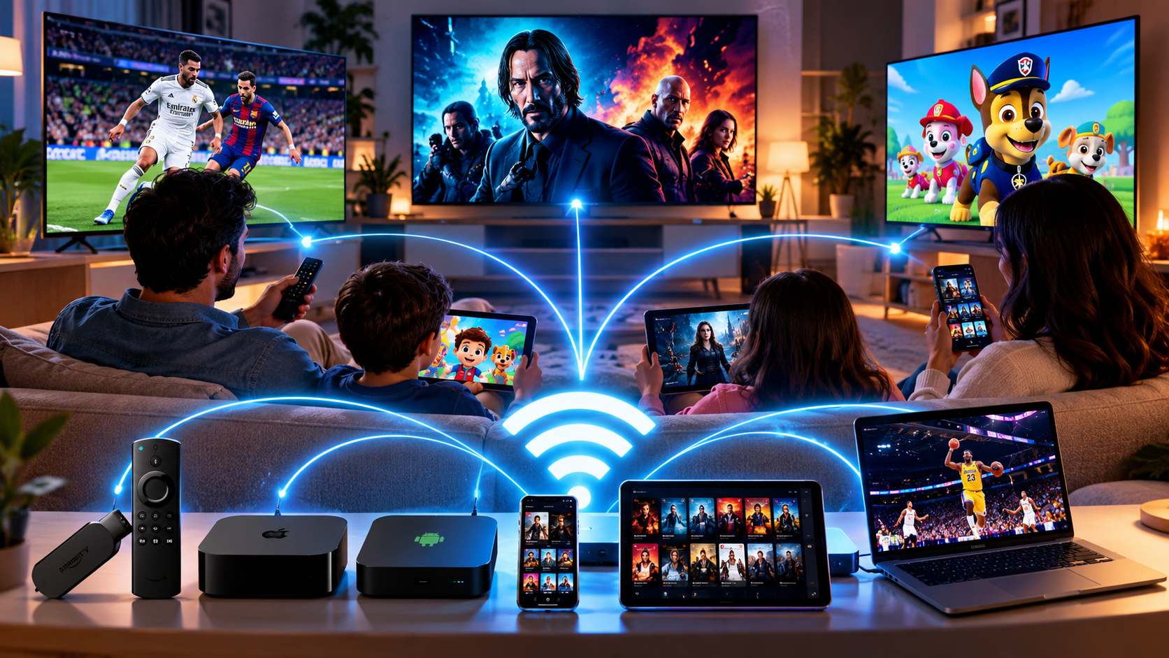 VinomTV Multi-Device IPTV 2027: Connections, Devices & Family Streaming Plans