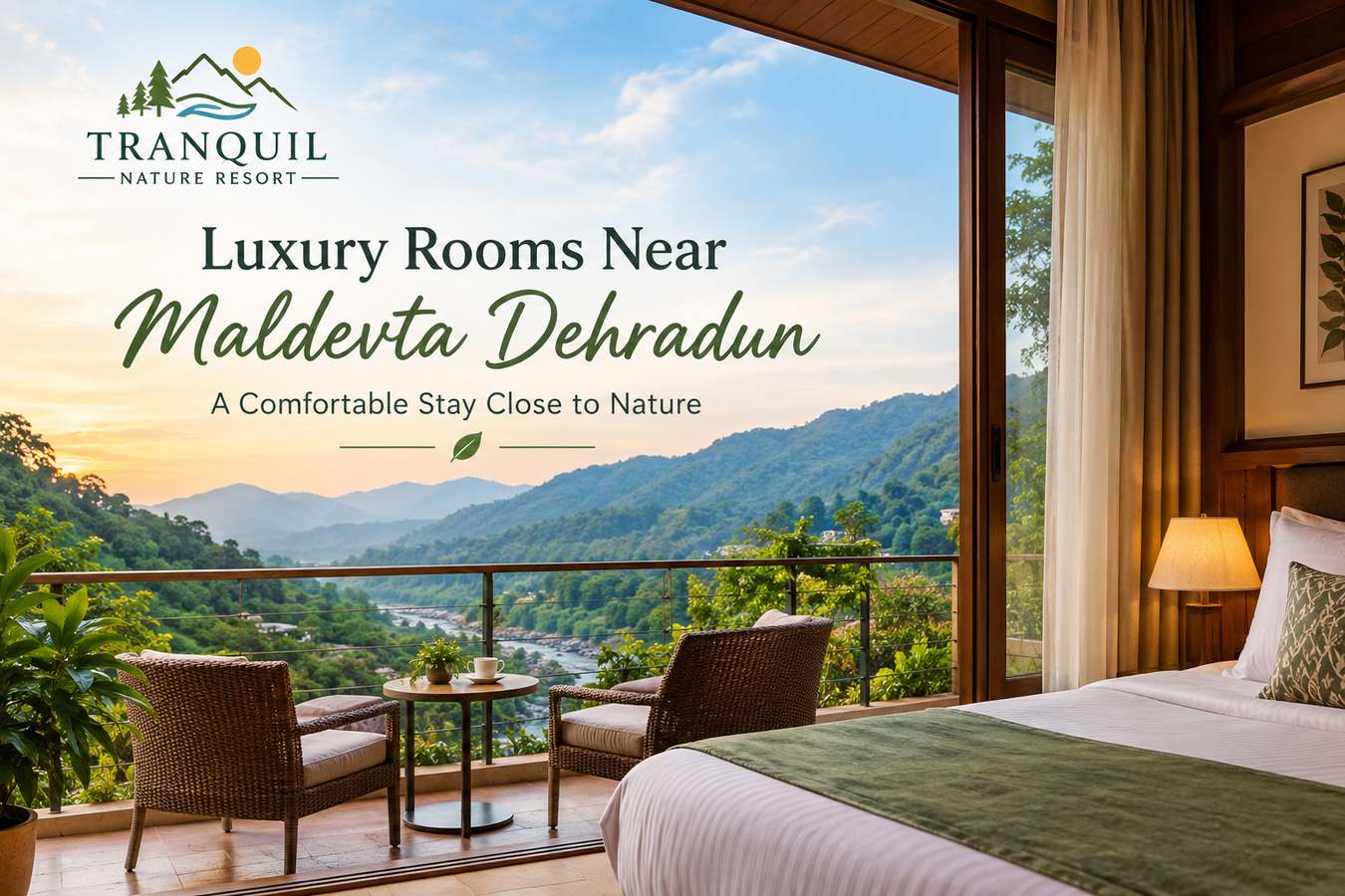Luxury Rooms Near Maldevta Dehradun: A Comfortable Stay Close to Nature
