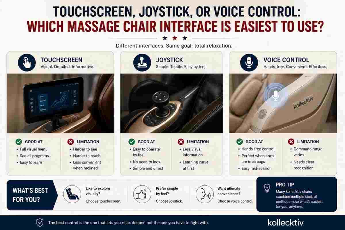 5 Habits That Make Any Massage Chair Control System Easier to Use
