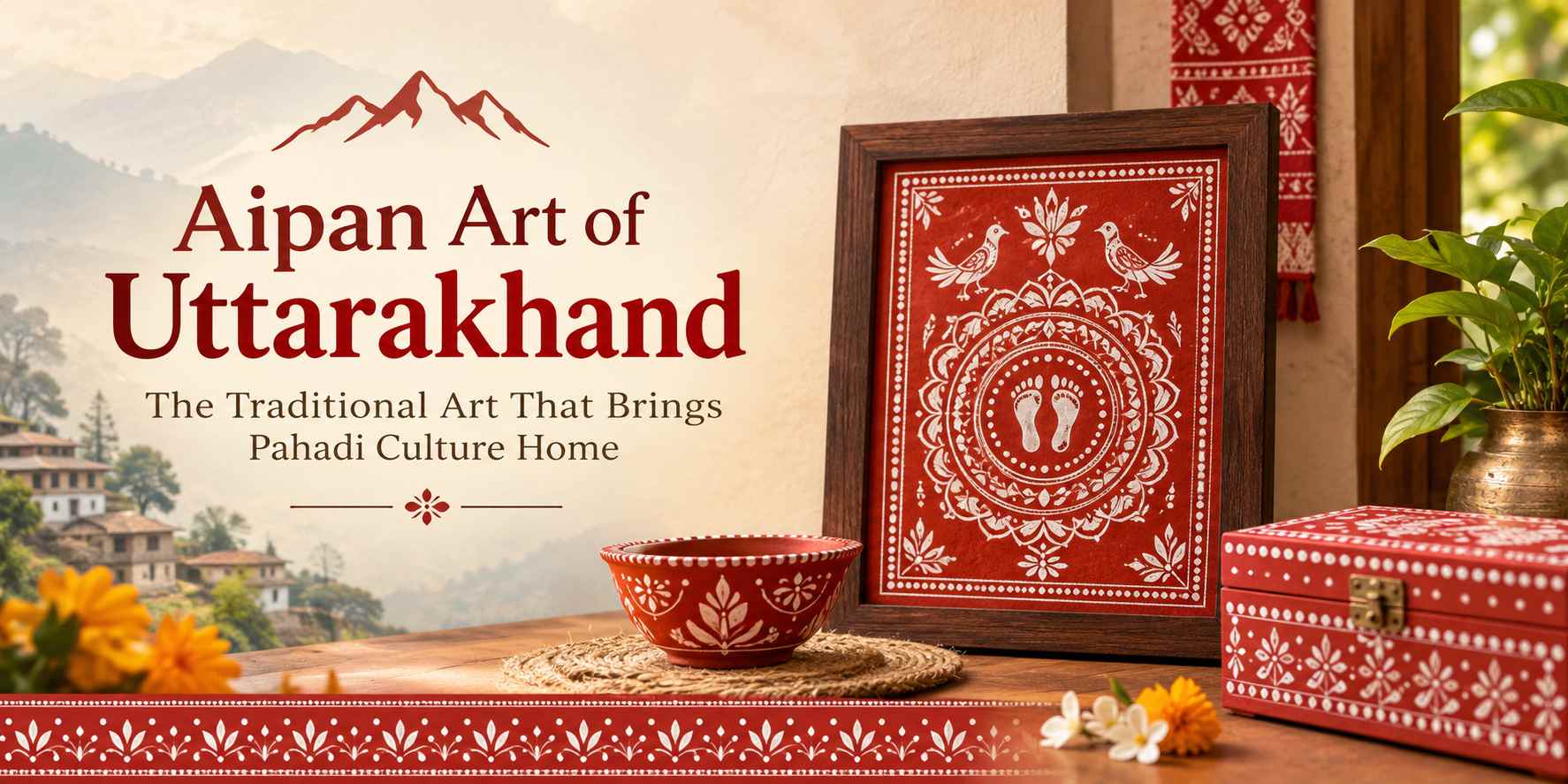 Aipan Art of Uttarakhand: The Traditional Art That Brings Pahadi Culture Home