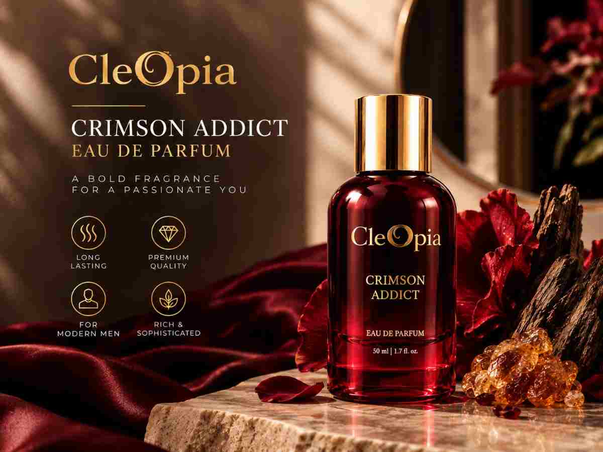 Crimson Addict Eau de Parfum: Sensual, Romantic Luxury for the Woman Who Embraces Her Magnetic Side