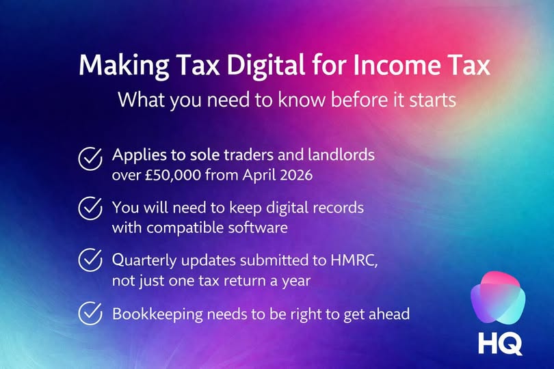 Making Tax Digital for Income Tax: What Sole Traders and Landlords Need to Know