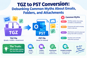 TGZ to PST Conversion: Debunking Common Myths About Emails, Folders, and Attachments