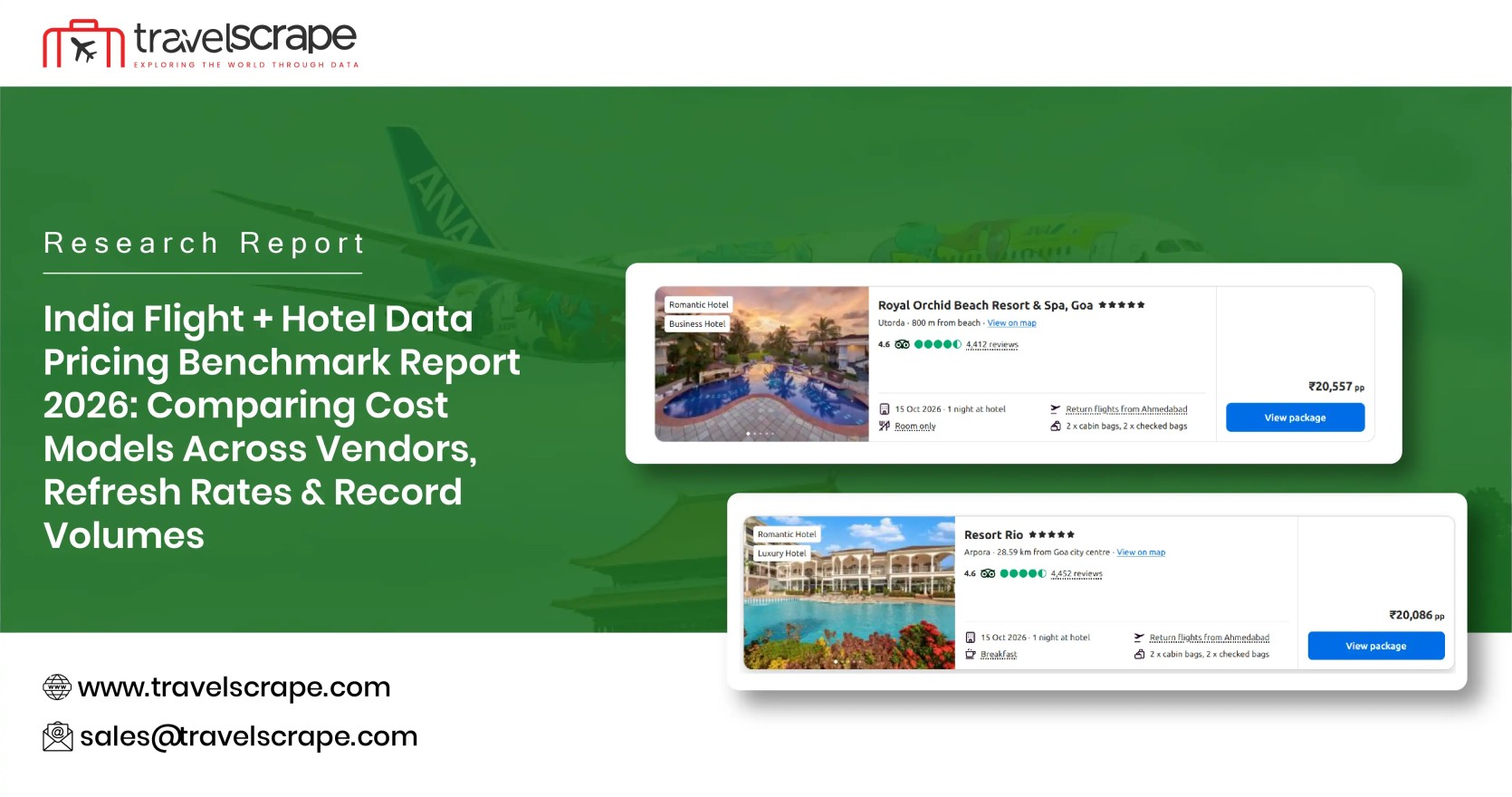 India Flight + Hotel Data Pricing Benchmark Report 2026