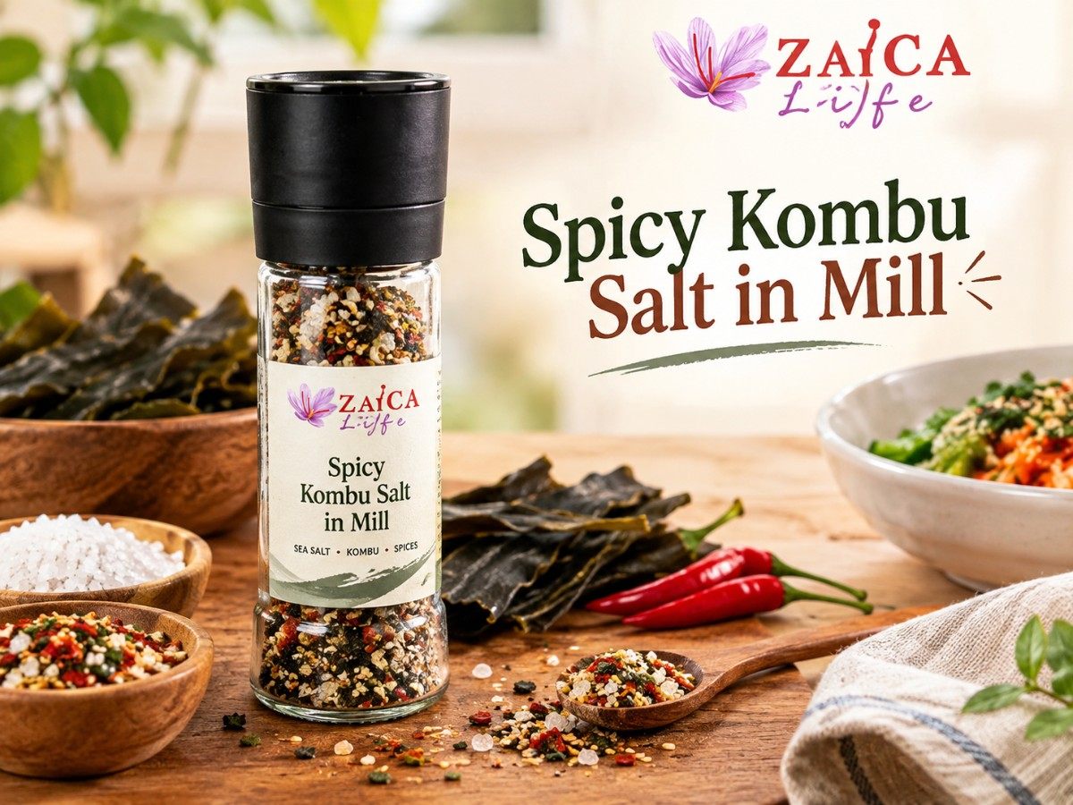 Spicy Kombu Salt in Mill: Twist Your Way to Better-Tasting Food