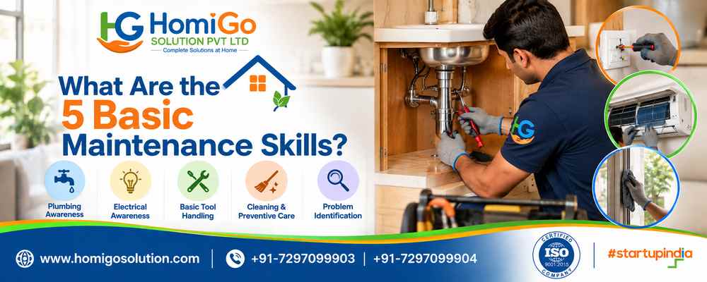 What are the 5 basic maintenance skills?