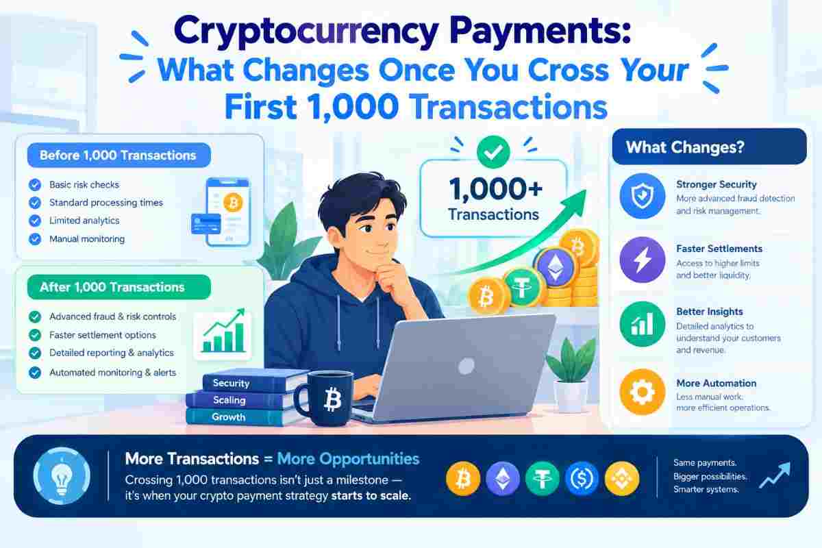 Cryptocurrency Payments: What Changes Once You Cross Your First 1,000 Transactions