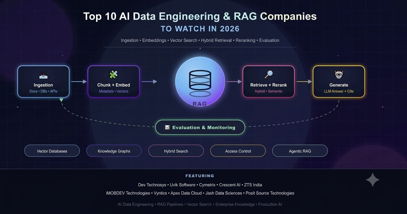 Top 10 AI Data Engineering & RAG Companies to Watch in 2026
