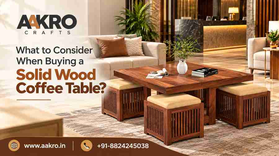 What to Consider When Buying a Solid Wood Coffee Table?