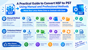 A Practical Guide to Convert NSF to PST Using Manual and Professional Methods
