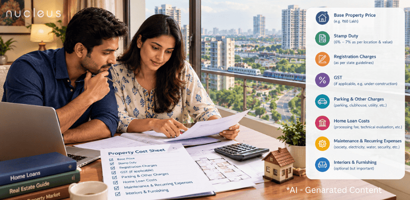 How to Calculate the Total Cost of Buying a Flat in Kolkata Beyond the Basic Price