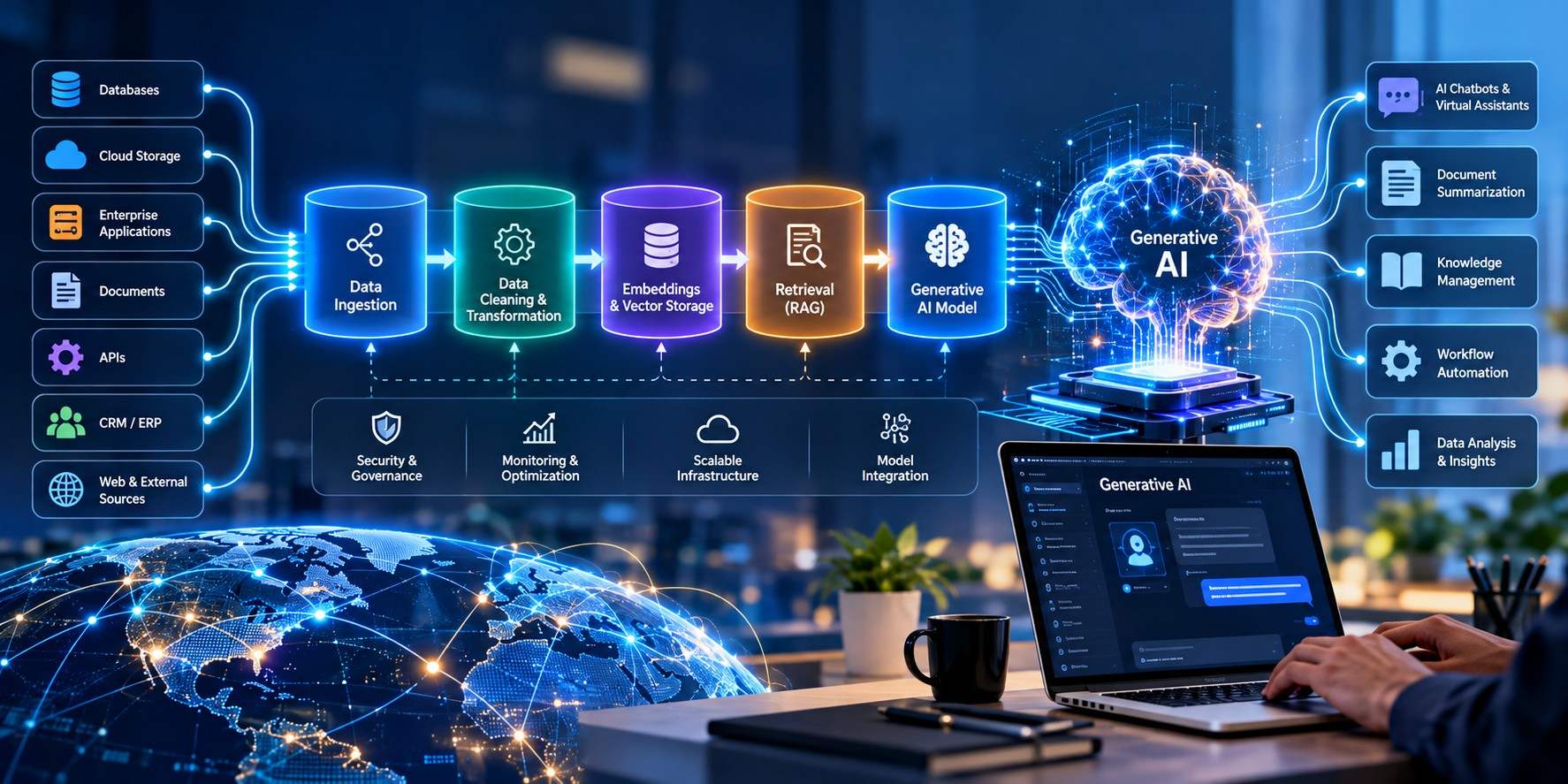 Generative AI Data Pipeline: Building Smarter and Scalable Enterprise AI Solutions