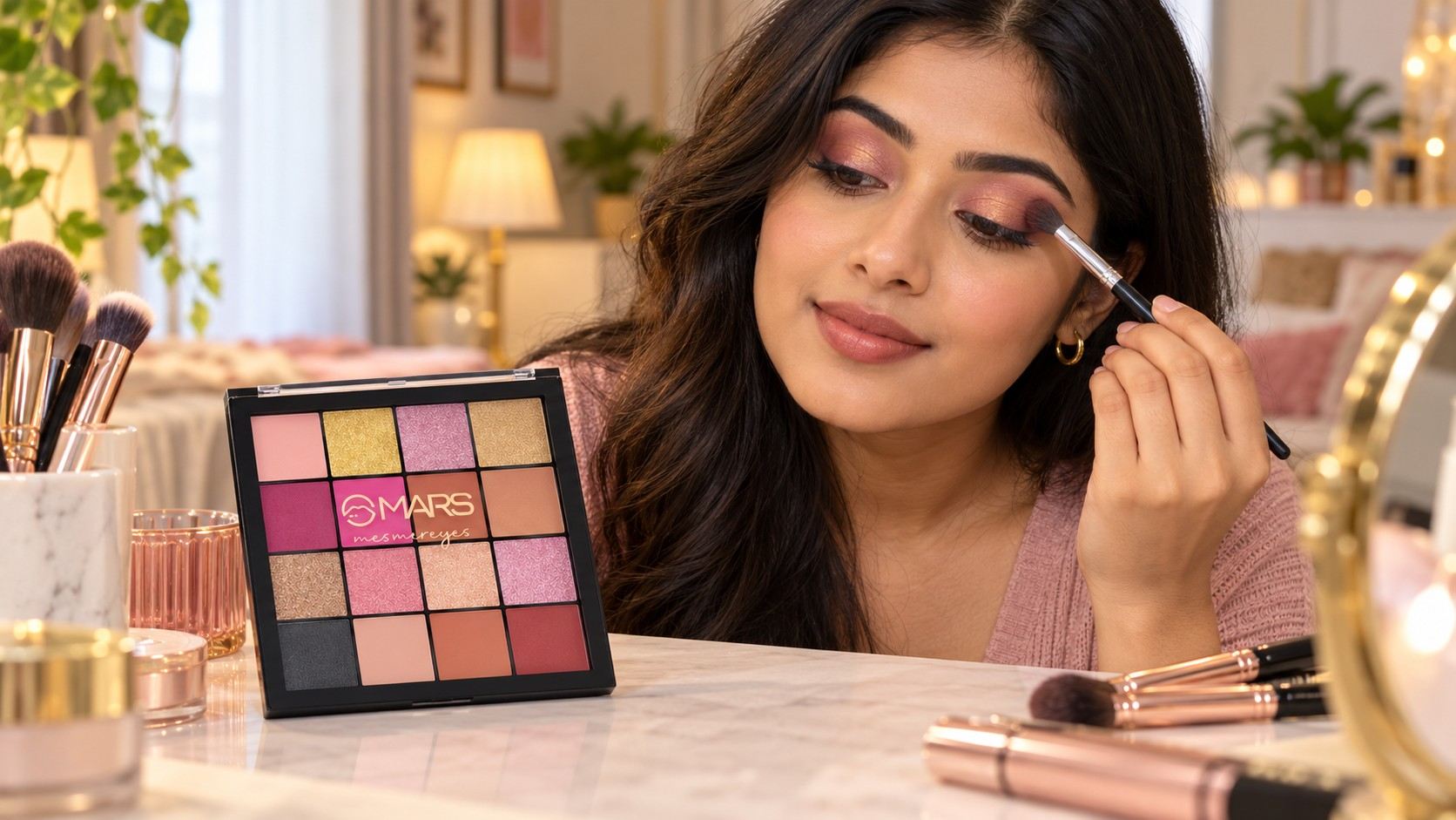Eyeshadow Blending for Beginners: How to Use the MARS MesmerEyes Palette Without Making It Look Muddy