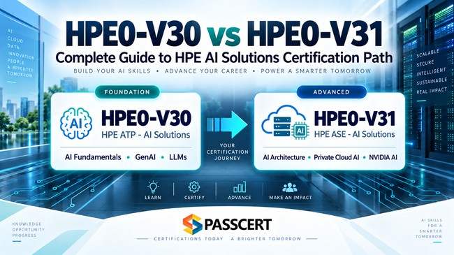 HPE0-V30 vs HPE0-V31: Complete Guide to HPE AI Solutions Certification Path