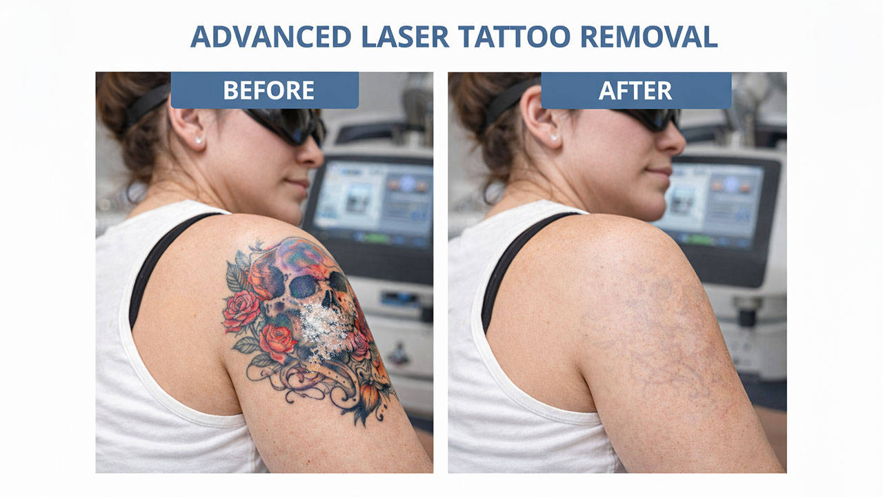 Tattoo Removal Treatment in India with Expert Laser Tattoo Removal & Healthier-Looking Skin | Essence Skin Care 