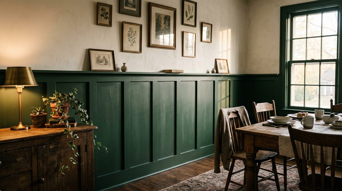 A Color Palette Guide to Half Wall Paneling Ideas