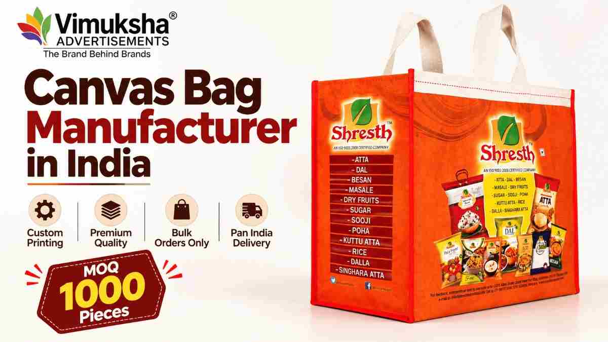 Canvas Bag Manufacturer in India – Vimuksha Advertisements