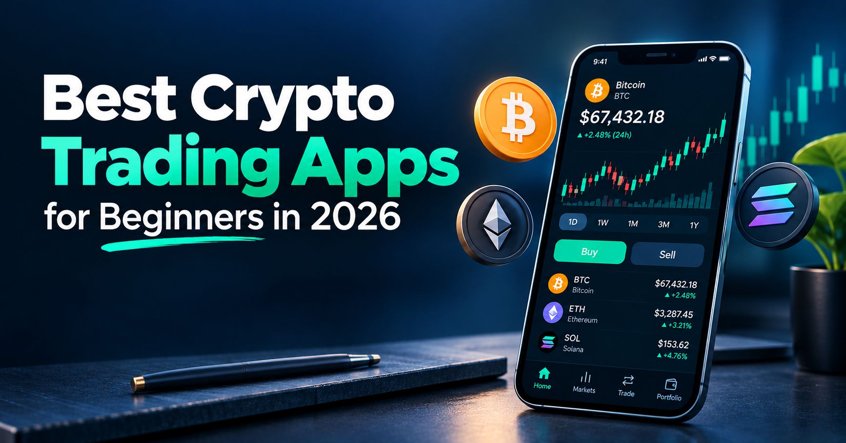 Best Crypto Trading Apps for Beginners in 2026