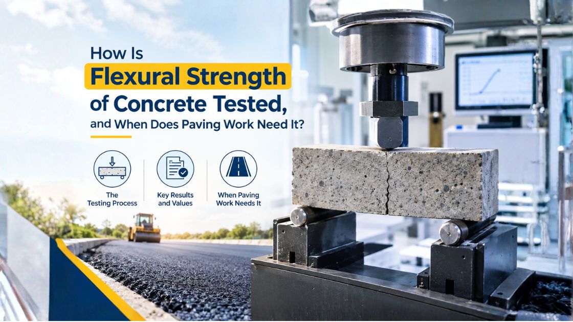 How Is Flexural Strength of Concrete Tested, and When Does Paving Work Need It?