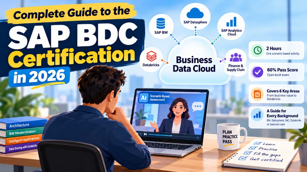 SAP BDC Certification in 2026: One Two-Hour Scenario, and the Gap Your Background Leaves