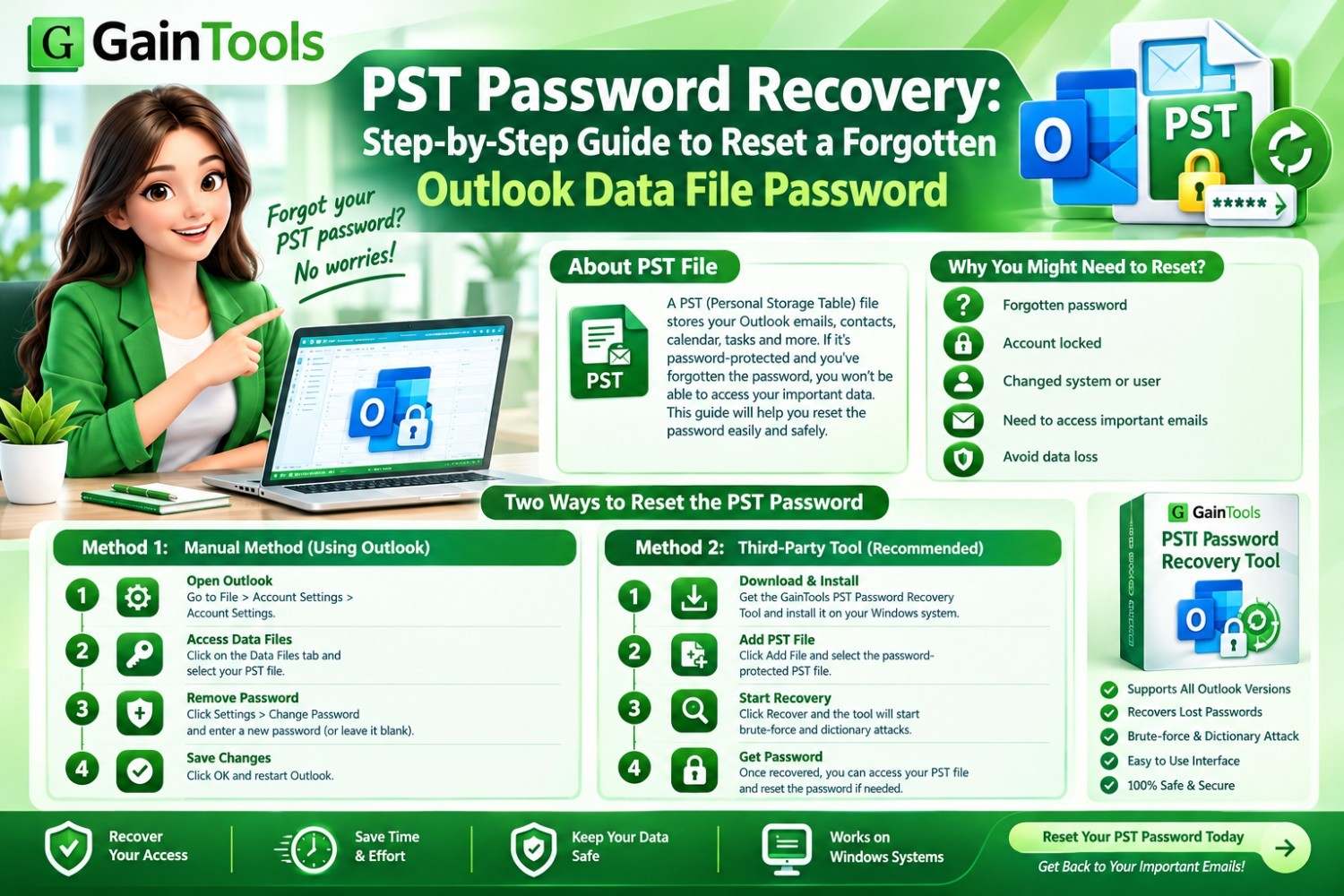 PST Password Recovery: Step-by-Step Guide to Reset a Forgotten Outlook Data File Password