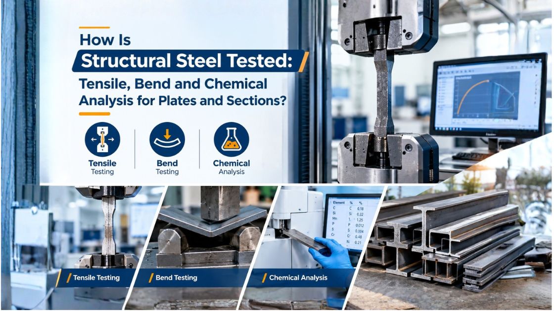 Structural Steel Inspection and Testing: Tensile Properties, Bend Tests and Chemical Analysis