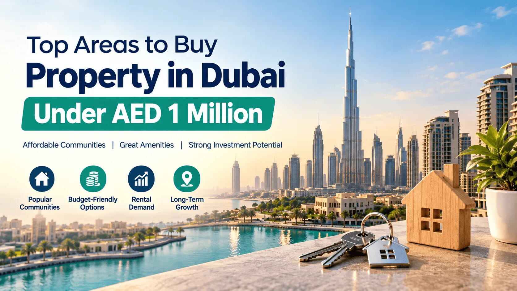 Best Areas to Buy Property in Dubai Under 1 Million AED