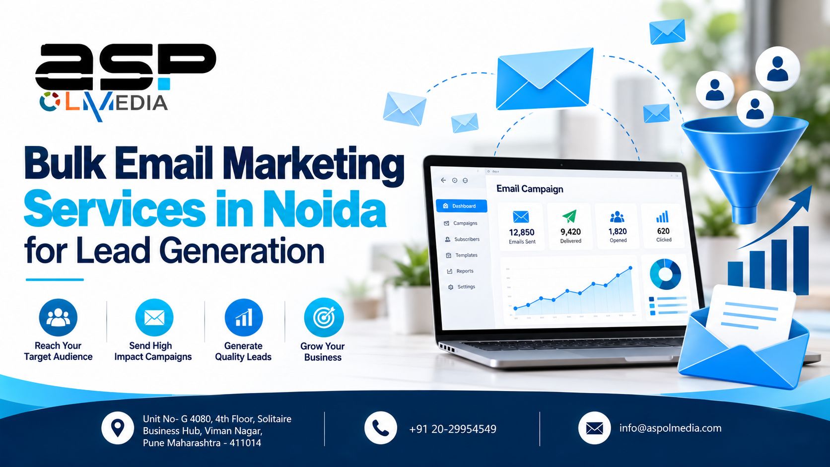 Bulk Email Marketing Services in Noida for Lead Generation