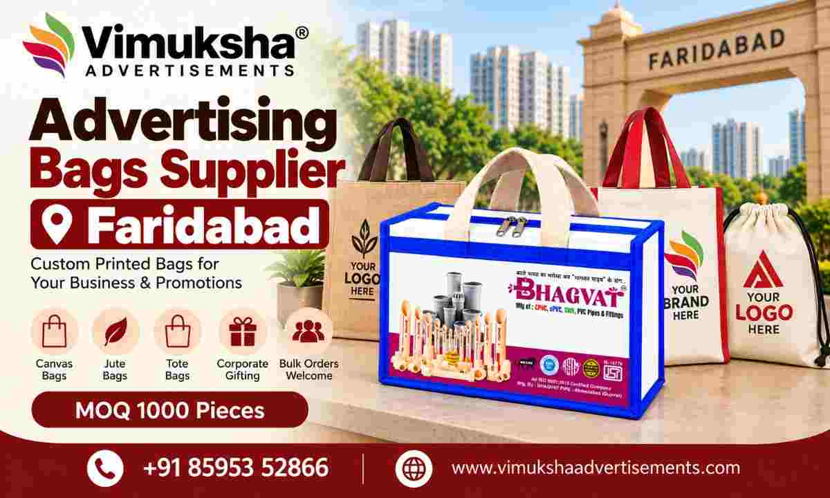 Advertising Bags Supplier Faridabad – Custom Printed Bags at Wholesale Prices