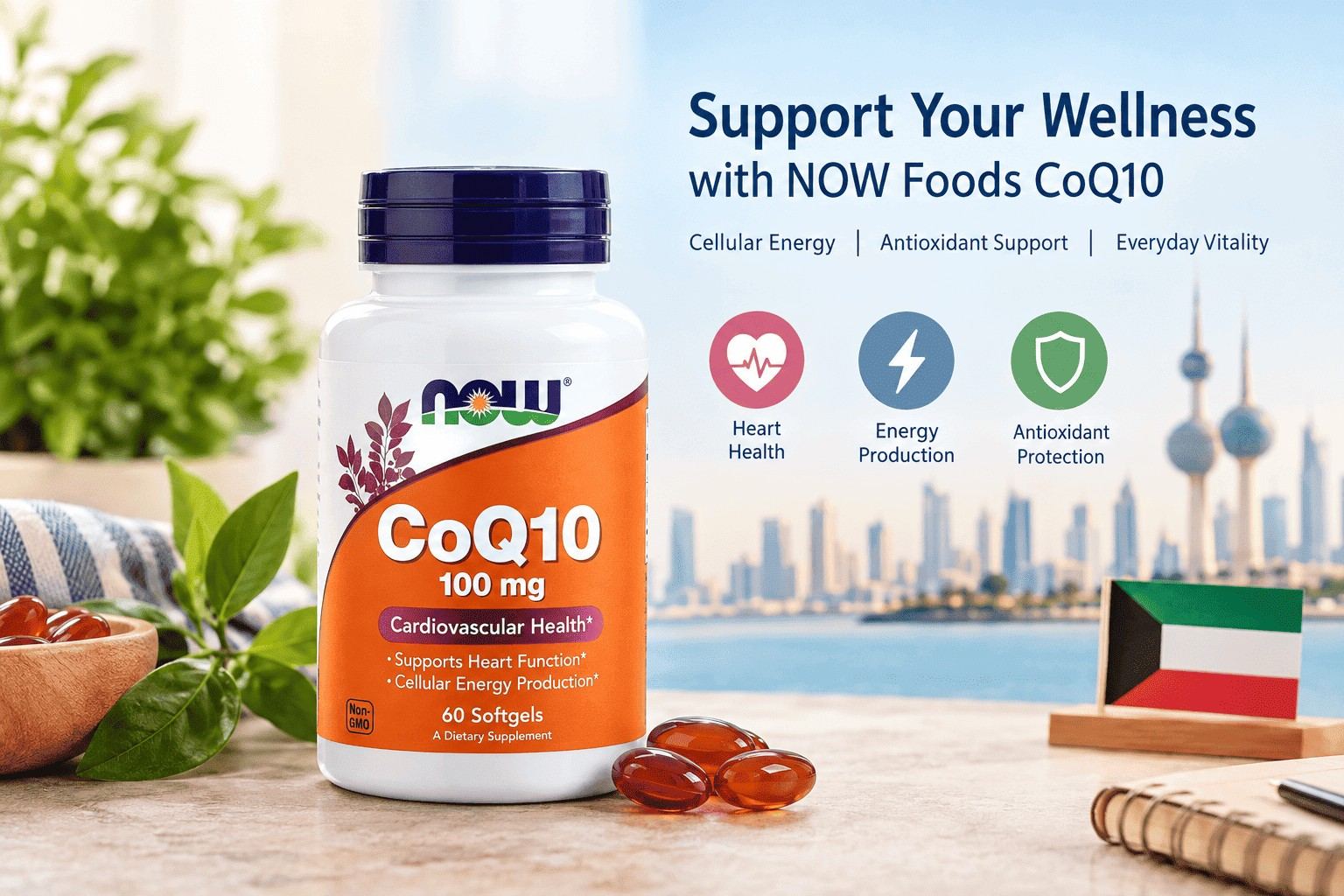 NOW Foods CoQ10 in Kuwait: A Complete Guide to Supplement Selection and Wellness