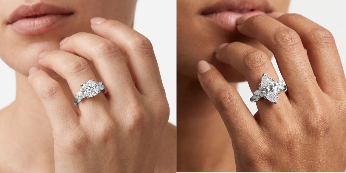 9 Side Stone Engagement Rings in Lab-Grown Diamonds to Try