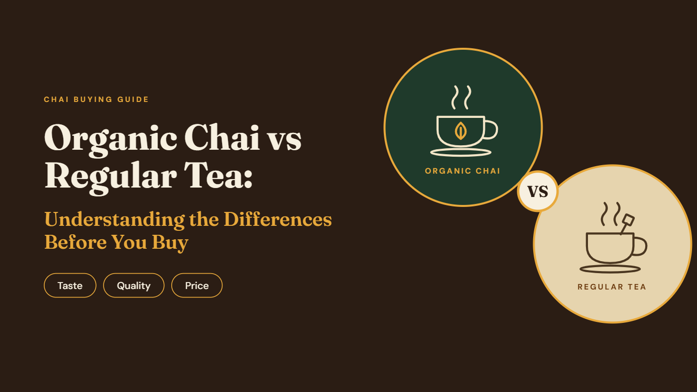 Organic Chai vs Regular Tea: Understanding the Differences Before You Buy