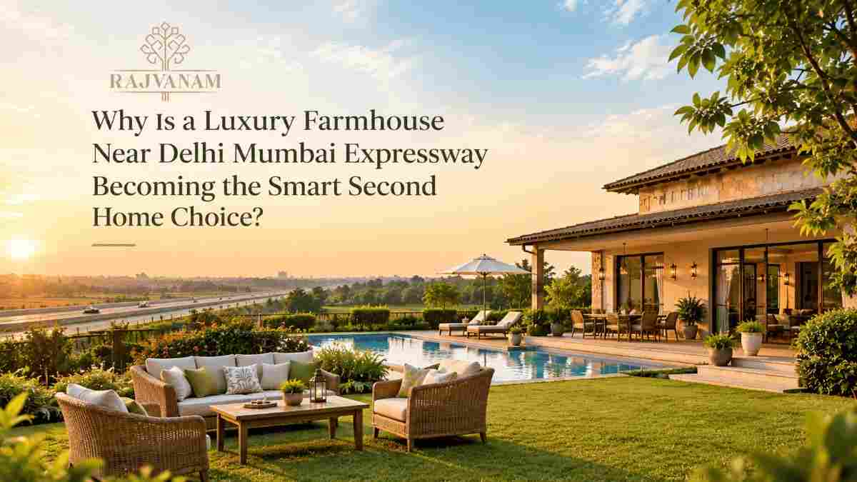 Why Is a Luxury Farmhouse Near Delhi Mumbai Expressway Becoming the Smart Second Home Choice?