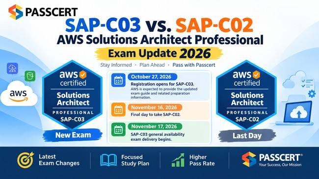 SAP-C03 vs. SAP-C02: AWS Solutions Architect Professional Exam Update 2026