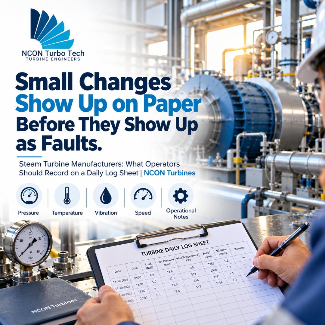 Steam Turbine Manufacturers: What Operators Should Record on a Daily Log Sheet and Why