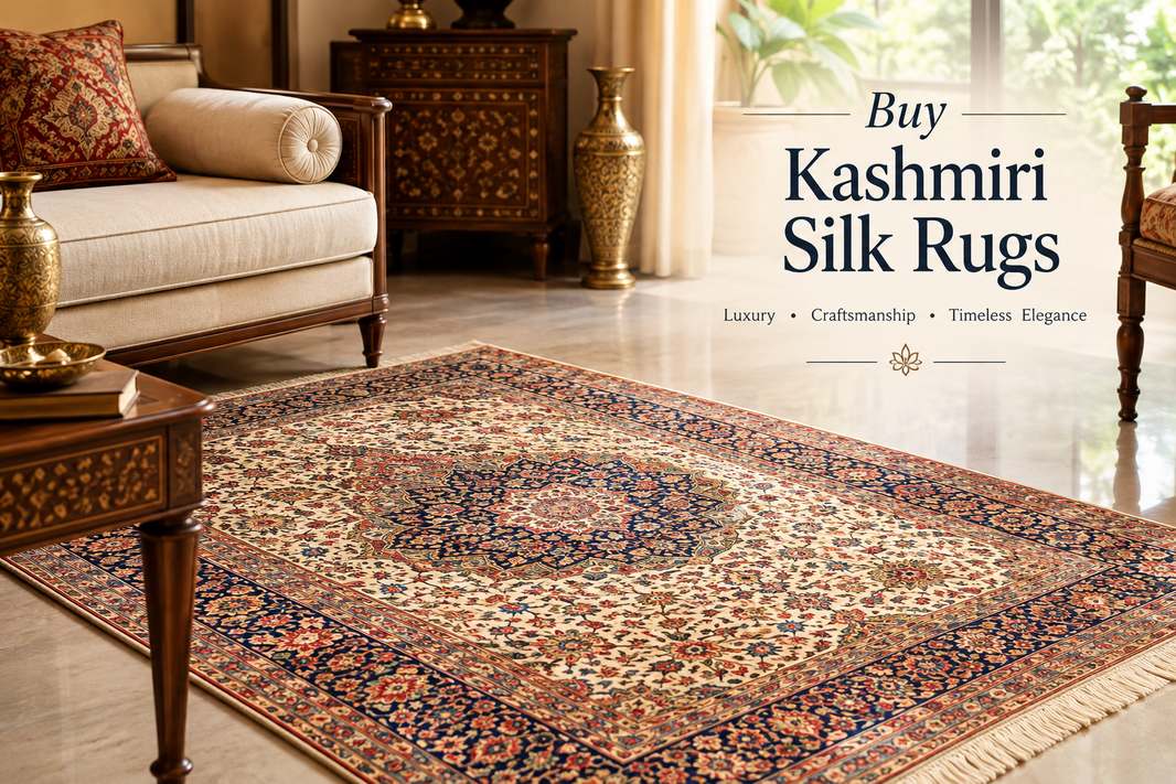 Buy Kashmiri Silk Rugs: A Complete Guide to Luxury, Craftsmanship and Timeless Elegance