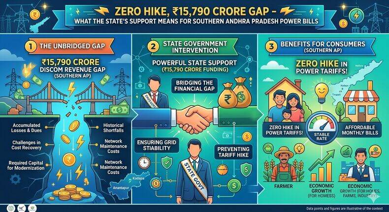 Zero Hike, ₹15,790 Crore Gap - What the State's Support Means for Southern Andhra Pradesh Power Bills