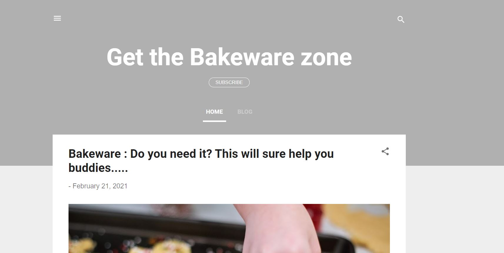 Get the Bakeware Zone
