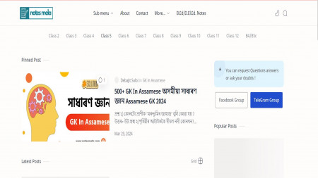 Class Question Answer