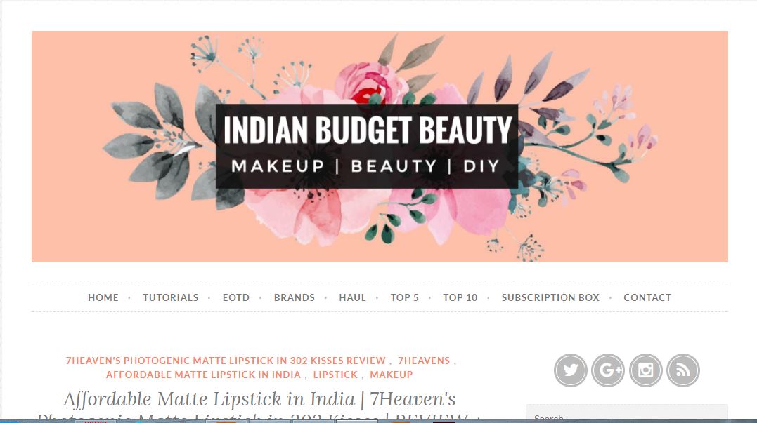 Indian Budget Beauty