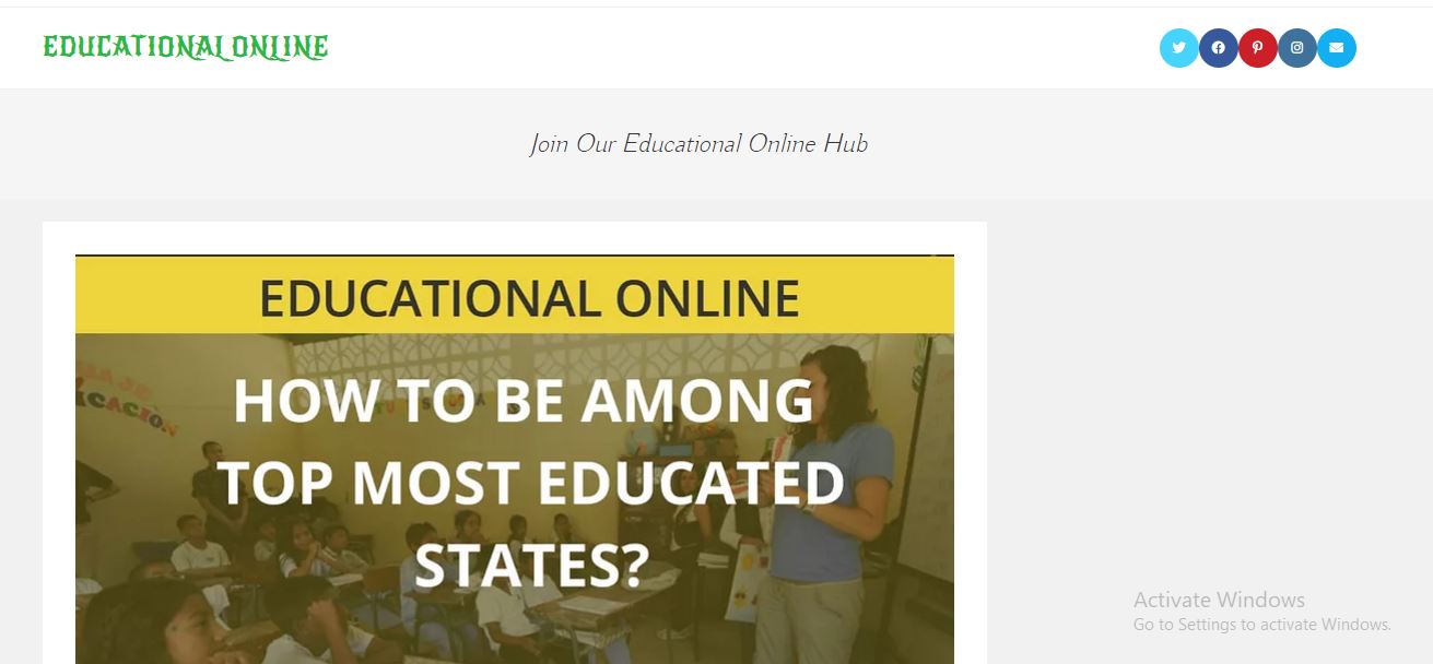 Educational online